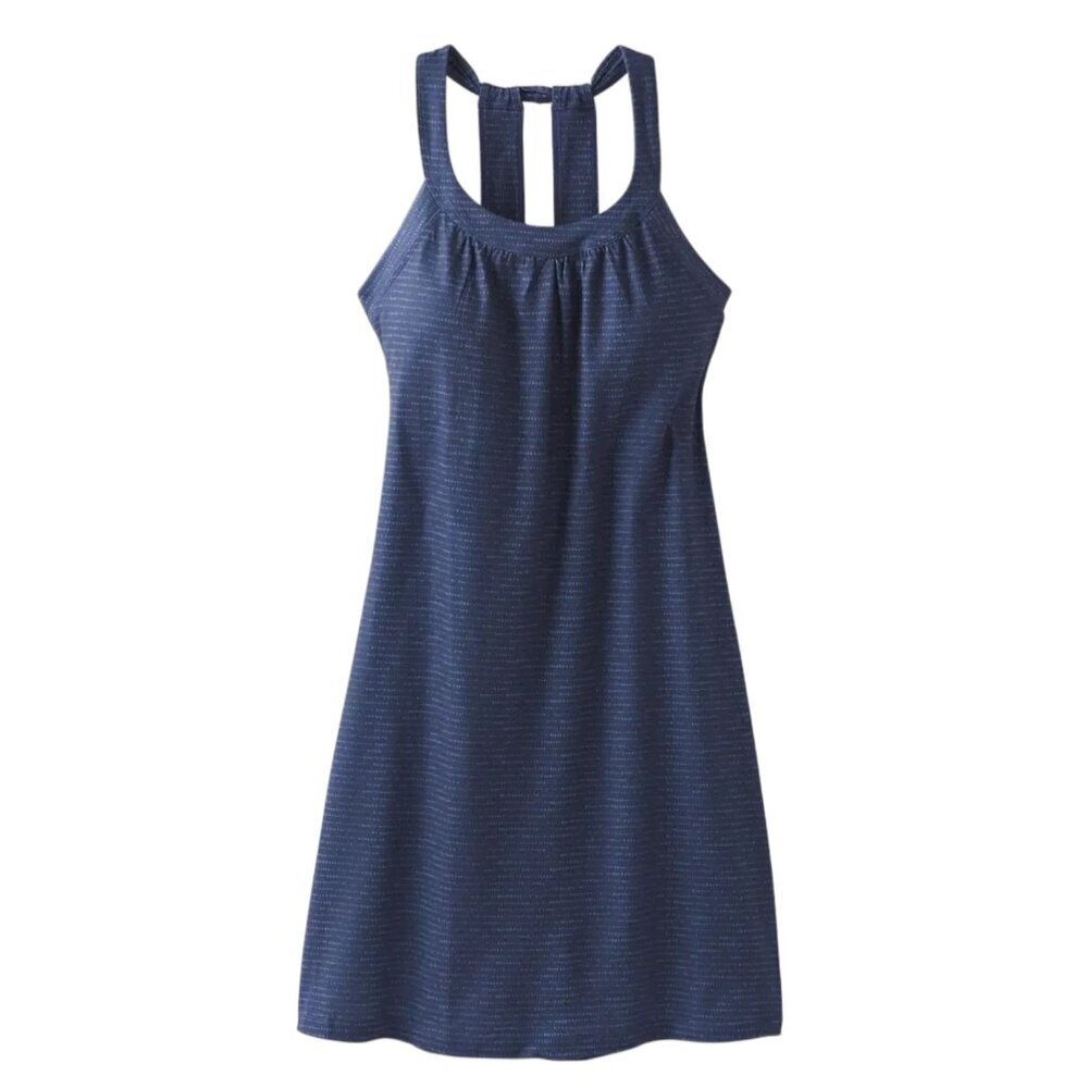 PRANA Navy Blue with small prints Cantine Sundress Small